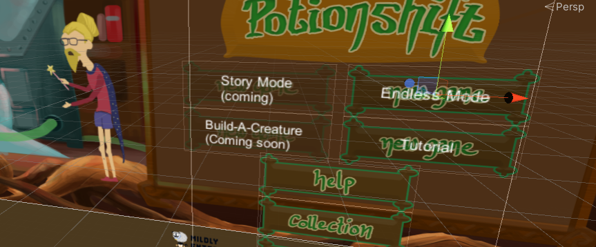 Potion Shift Menu Screenshot